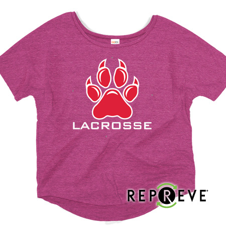 NV Girls Lacrosse Ladies Triblend Flowy Tee - Image 9