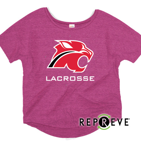 NV Girls Lacrosse Ladies Triblend Flowy Tee - Image 7