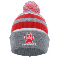 NV Girls Lacrosse KNIT FOLD OVER POM-POM BEANIE