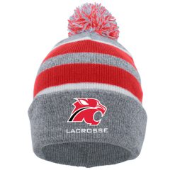Alternative view of NV Girls Lacrosse KNIT FOLD OVER POM-POM BEANIE