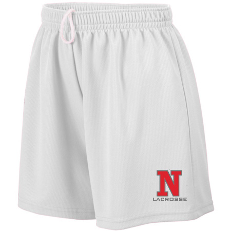 NV Girls Lacrosse Ladies Ladies Wicking Mesh Shorts - Image 8