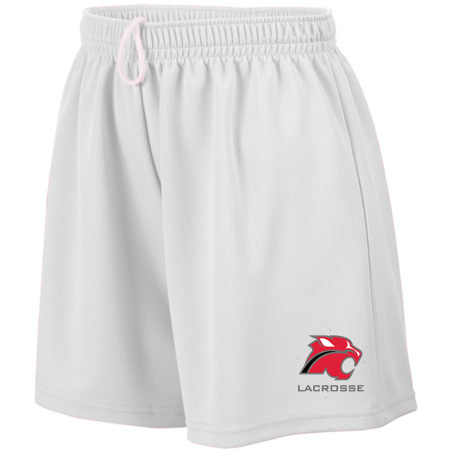NV Girls Lacrosse Ladies Ladies Wicking Mesh Shorts - Image 6