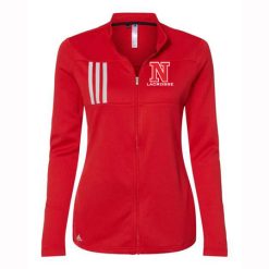 Alternative view of NV Girls Lacrosse Ladies Adidas 3-Stripes Double Knit Full Zip Pullover