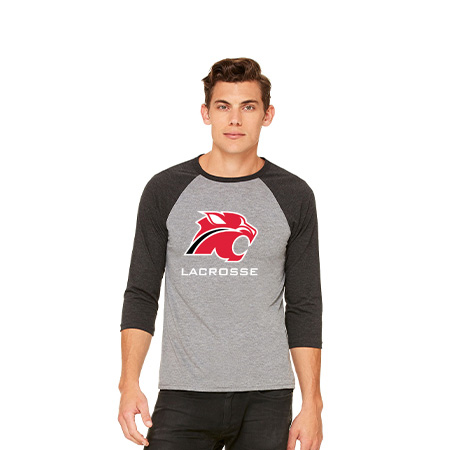 NV Girls Lacrosse Unisex 3/4 Sleeve Baseball Tee - Image 12
