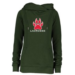NV Girls Lacrosse Ladies Classic Fleece Funnel Neck Pullover Hood