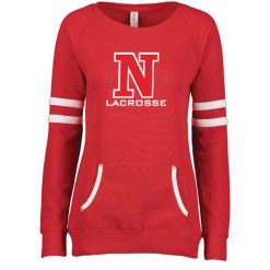 Alternative view of NV Girls Lacrosse Ladies Varsity Fleece Crew Neck Pullover