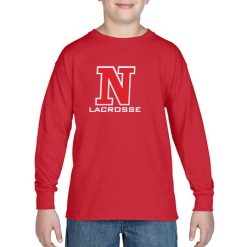 NV Girls Lacrosse Youth Heavy Cotton™ Youth Long Sleeve T-Shirt