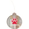 NV Girls Lacrosse Light 4.18 X 3.86 Faux Wood Ornament