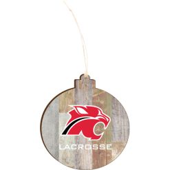Alternative view of NV Girls Lacrosse Light 4.18 X 3.86 Faux Wood Ornament