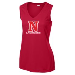 Alternative view of NV Girls Lacrosse Ladies Ladies Sleeveless PosiCharge® Competitor™ V-Neck Tee