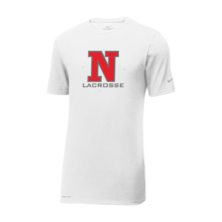 NV Girls Lacrosse Nike Dri-FIT Cotton/Poly Tee - Image 9