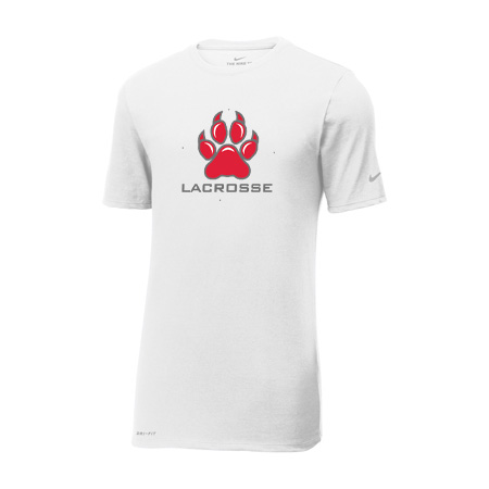 NV Girls Lacrosse Nike Dri-FIT Cotton/Poly Tee - Image 12