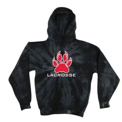 Alternative view of NV Girls Lacrosse Youth Youth Tie Dye Fleece Pullover