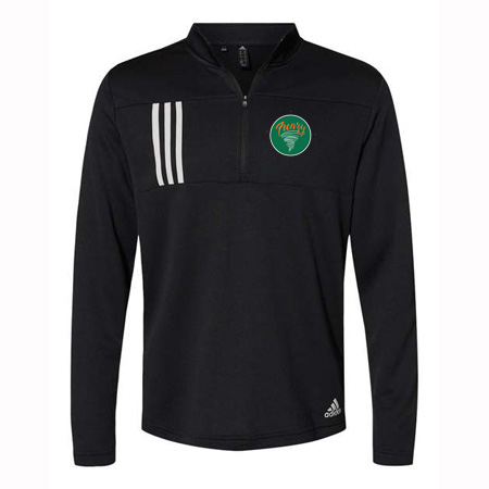 MFB Frenzy Adult Adidas 3-Stripes Double Knit Quarter-Zip Pullover - Image 2