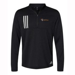 Alternative view of MFB Hand Cycling Adult Adidas 3-Stripes Double Knit Quarter-Zip Pullover