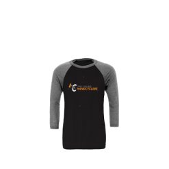 MFB Hand Cycling Unisex 3/4 Sleeve Baseball Tee