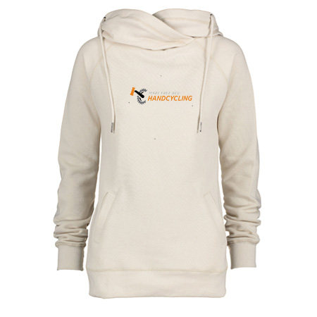MFB Hand Cycling Ladies Classic Fleece Funnel Neck Pullover Hood