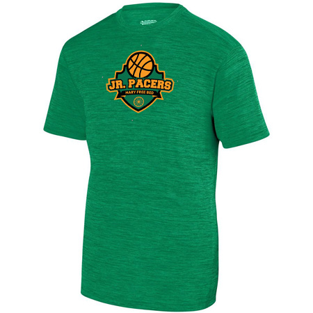 MFB Jr. Pacers Youth YOUTH SHADOW TONAL HEATHER TRAINING TEE - Image 4