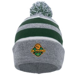 MFB Jr. Pacers KNIT FOLD OVER POM-POM BEANIE