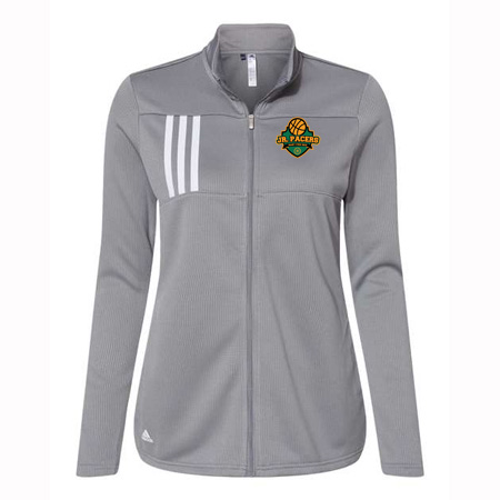 MFB Jr. Pacers Ladies Adidas 3-Stripes Double Knit Full Zip Pullover - Image 2