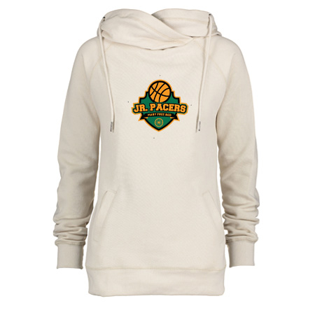 MFB Jr. Pacers Ladies Classic Fleece Funnel Neck Pullover Hood