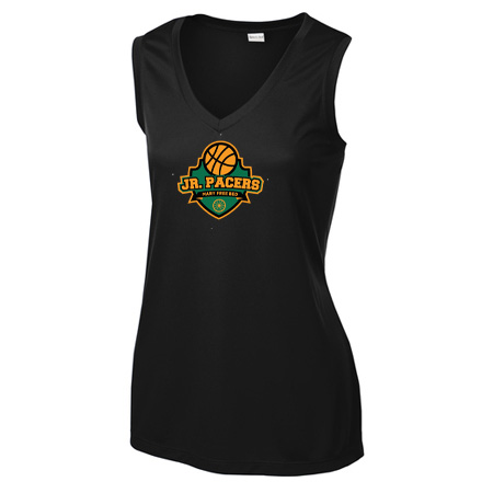 MFB Jr. Pacers Ladies Ladies Sleeveless PosiCharge® Competitor™ V-Neck Tee - Image 2