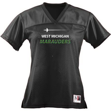 MFB West Michigan Marauders Ladies Junior Fit Replica Football Tee - Image 2