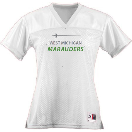 MFB West Michigan Marauders Ladies Junior Fit Replica Football Tee - Image 3