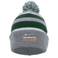 MFB West Michigan Marauders KNIT FOLD OVER POM-POM BEANIE