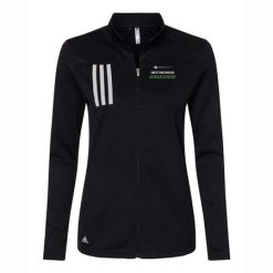 Alternative view of MFB West Michigan Marauders Ladies Adidas 3-Stripes Double Knit Full Zip Pullover