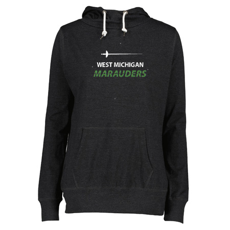MFB West Michigan Marauders Ladies Ladies Light Funnel Neck Hoodie - Image 2