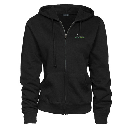 MFB West Michigan Marauders Ladies Full Zip Fleece Hoodie - Image 4