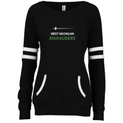 Alternative view of MFB West Michigan Marauders Ladies Varsity Fleece Crew Neck Pullover