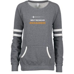 MFB West Michigan Marauders Ladies Varsity Fleece Crew Neck Pullover