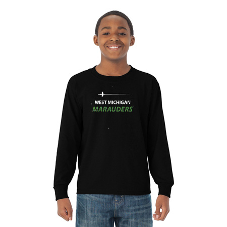 MFB West Michigan Marauders Youth DRI-POWER Youth Long Sleeve T-Shirt - Image 3