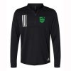 MFB Power Soccer Club Adult Adidas 3-Stripes Double Knit Quarter-Zip Pullover