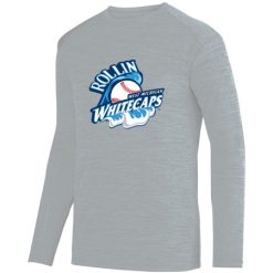 Alternative view of MFB West Michigan Rollin Whitecaps Adult SHADOW TONAL HEATHER LONG SLEEVE TEE