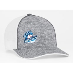 Alternative view of MFB West Michigan Rollin Whitecaps Fitted Heather Trucker Mesh