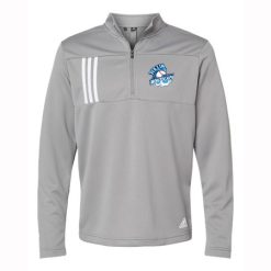 Alternative view of MFB West Michigan Rollin Whitecaps Adult Adidas 3-Stripes Double Knit Quarter-Zip Pullover
