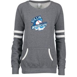 Alternative view of MFB West Michigan Rollin Whitecaps Ladies Varsity Fleece Crew Neck Pullover