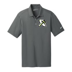 Alternative view of MFB Thunder Adult Nike Dri-FIT Vertical Mesh Polo