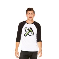 Alternative view of MFB Thunder Unisex 3/4 Sleeve Baseball Tee