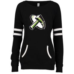 Alternative view of MFB Thunder Ladies Varsity Fleece Crew Neck Pullover