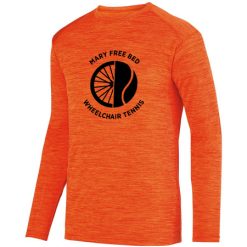 Alternative view of MFB Tennis Adult SHADOW TONAL HEATHER LONG SLEEVE TEE