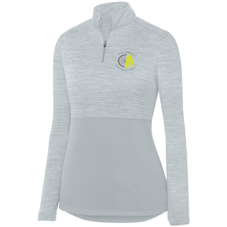 MFB Tennis Ladies Shadow Tonal Heather ¼ Zip Pullover - Image 4