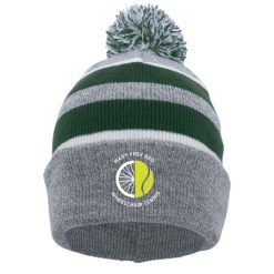 MFB Tennis KNIT FOLD OVER POM-POM BEANIE