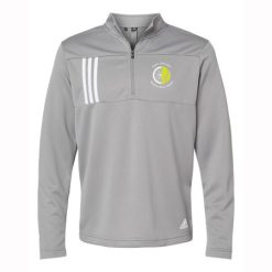 Alternative view of MFB Tennis Adult Adidas 3-Stripes Double Knit Quarter-Zip Pullover