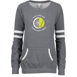 MFB Tennis Ladies Varsity Fleece Crew Neck Pullover