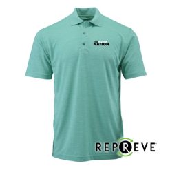 West Catholic Adult Dakota Striated Heather Polo - Repreve®