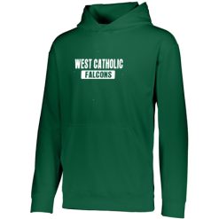 Alternative view of West Catholic Adult Wicking Fleece Hoodie